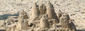 Château en sable, Sable en château